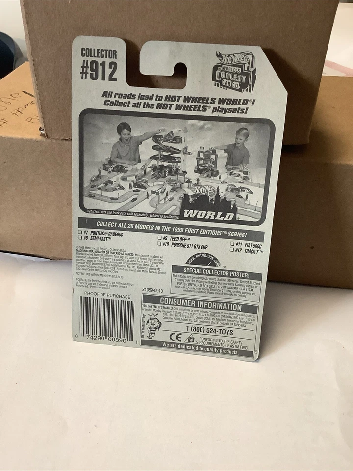 风火轮保时捷 1999 年第一版保时捷 911 GT3 杯 — 第 3/3 张图片