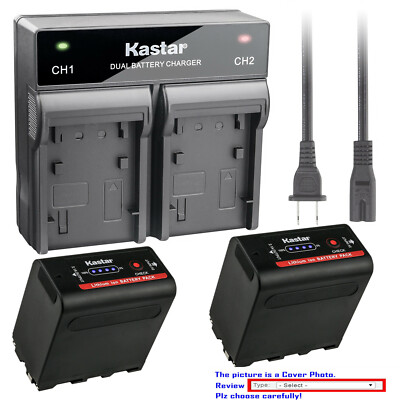 Kastar Battery AC Rapid Charger for Sony NP-F970 CCD-TR290 CCD-TR300 CCD-TR311
