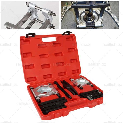 12PCS Bearing Splitter Gear Puller Fly Wheel Separator Tool Kit Set With Box - Picture 10 of 12