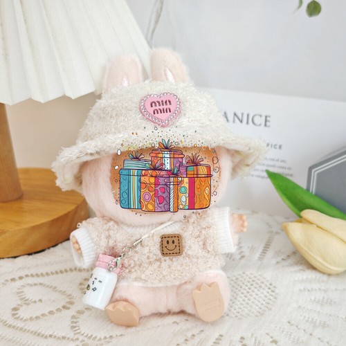 Ropa para muñeca Labubu, ropa hecha a mano muñeca accesorios traje