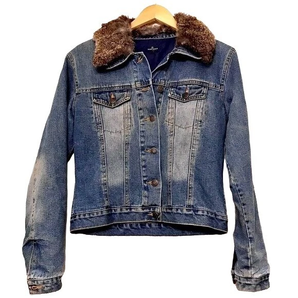 Veste Naf Naf Naf Fur Denim D tress Jean Y2K taille M