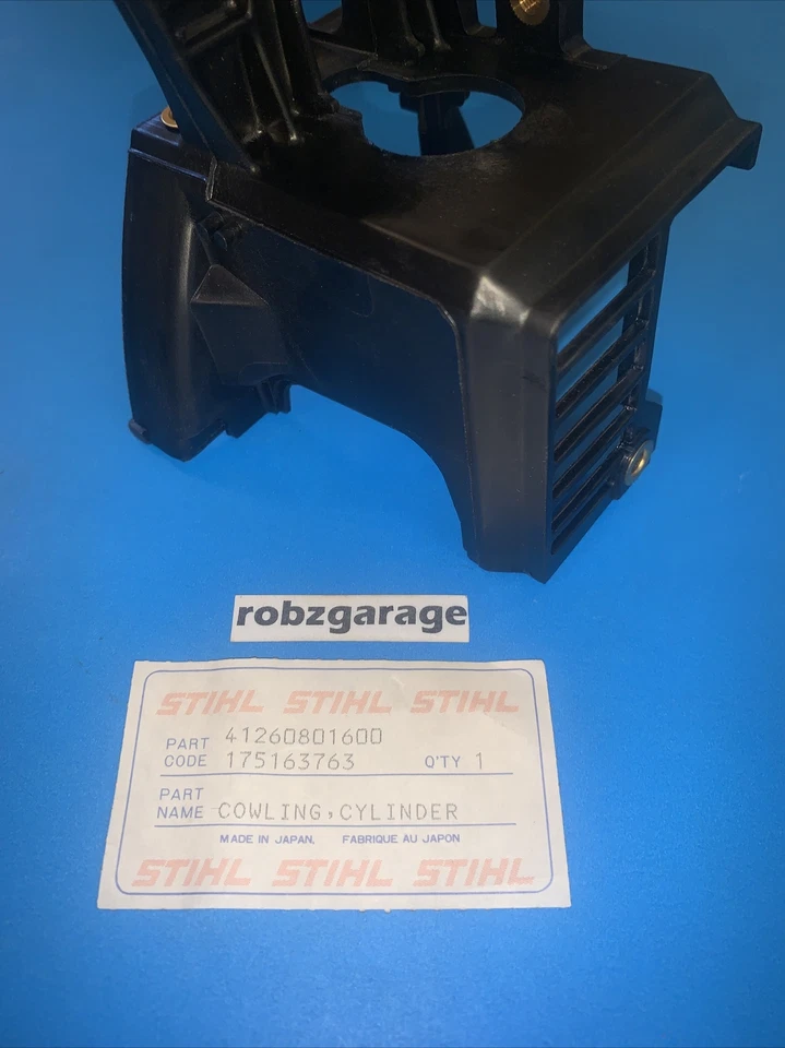 NEW OEM STIHL ENGINE CYLINDER COWLING SHROUD 4126-080-1600 FITS FS86 FR86 -B37 - Image 3 of 4