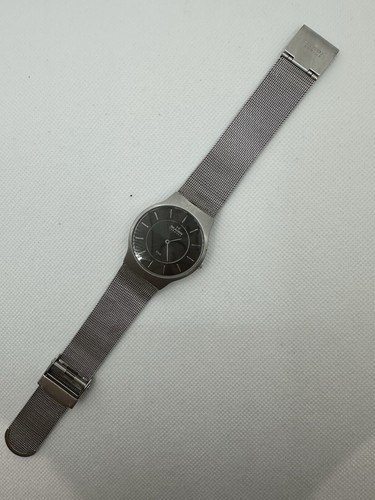 Skagen Denmark Slim Line Date Men’s Watch 233LSSM Black Dial - Picture 8 of 10