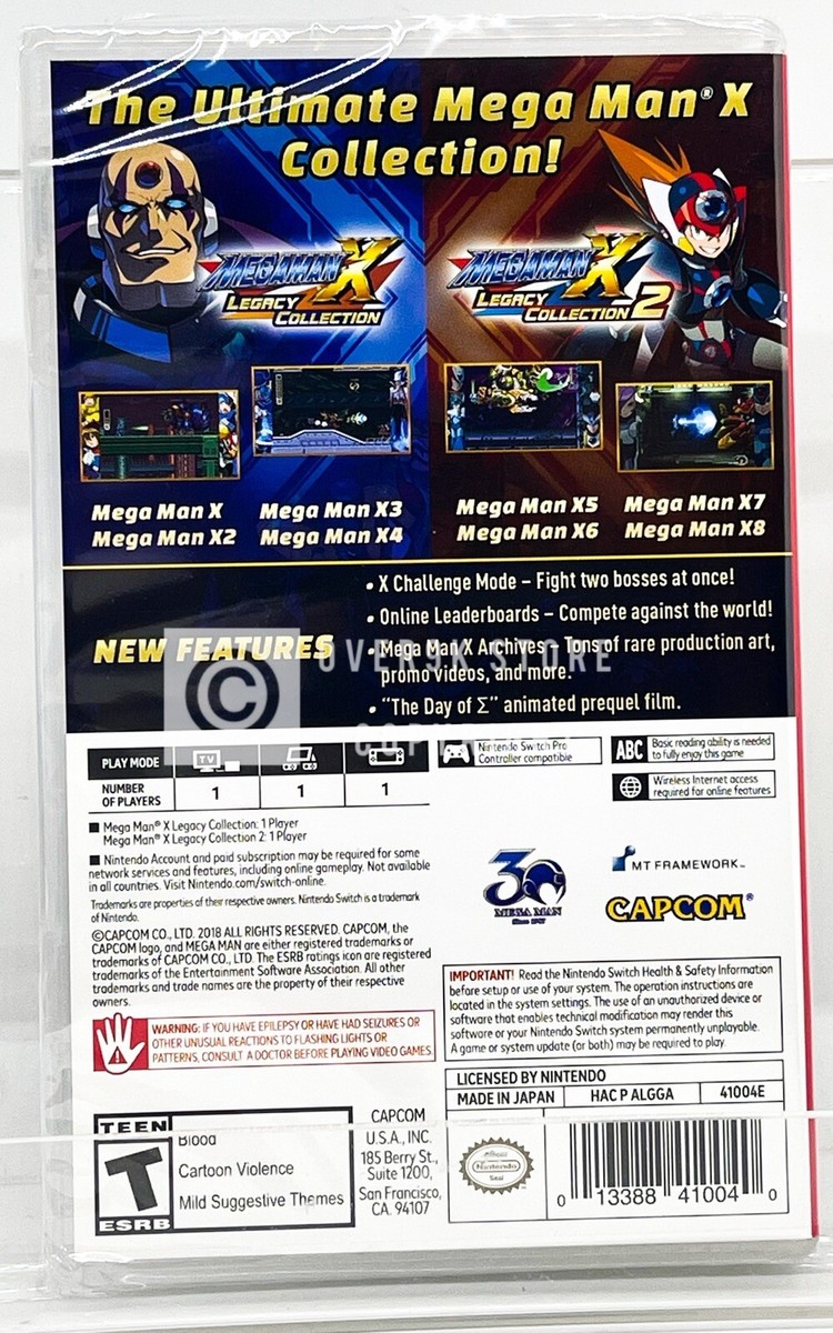 Mega Man Bundle Legacy Collection + X + Zero/ZX + 11 - Nintendo
