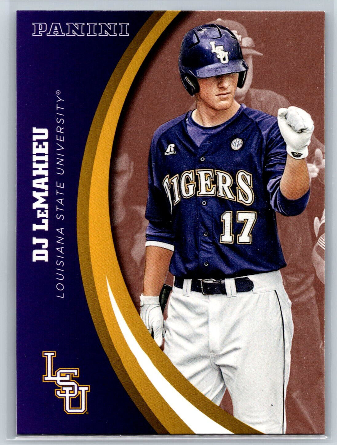 2015 Panini Collegiate LSU DJ LeMahieu #77