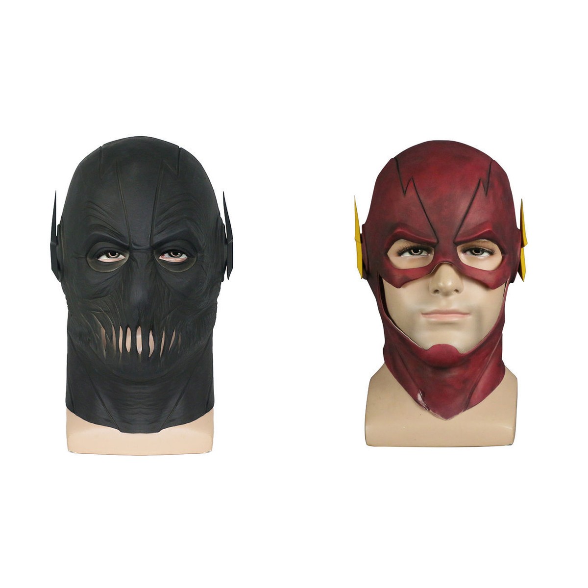 Flash Mask Full Head Mask Cosplay Flash Zoom Mask Halloween