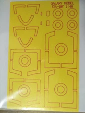 Galaxy Model 1/48 T869 C48001 F/A-18F Fighter Flexible sticker forHasegawa Model