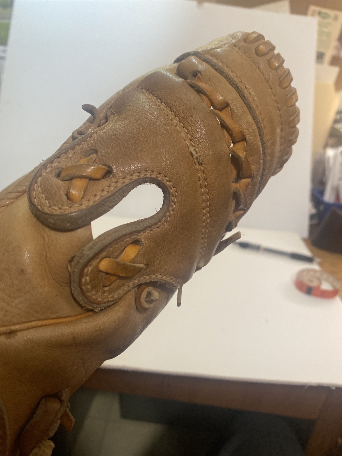 Vintage STALL & DEAN 8058 Baseball glove adult Professional Model Used