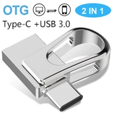 64 GB USB 3.0 Stick OTG USB C Memory Stick 2-in-1 USB Mini Type C Flash Drive