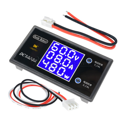 DC 100V 10A 1000W Digital LCD Voltmeter Ammeter Voltage Current Meter Tester