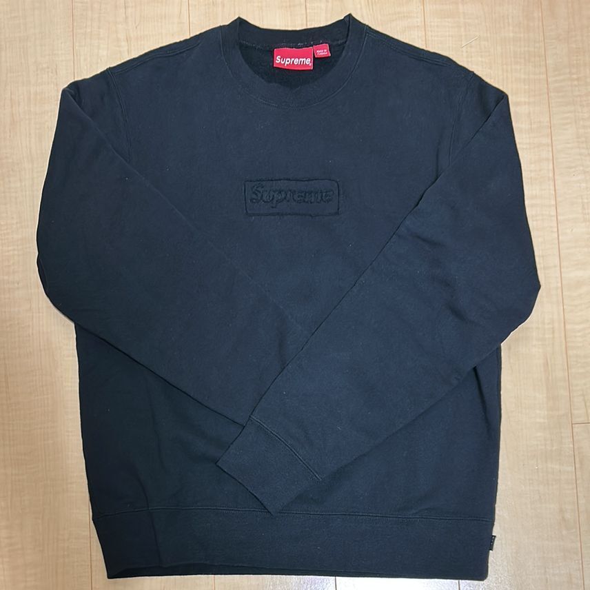 Supreme Cutout Logo Crewneck Black | eBay Supreme Cutout Logo Crewneck Black | eBay