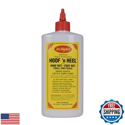 Dr. Naylor Hoof 'N Heal, Hoof Rot Foot Rot Wound Care, 16oz, Sheep Goat Cow H