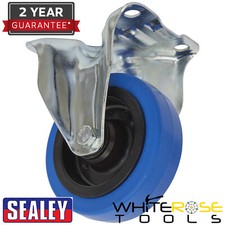 Sealey Castor Wheel Fixed Plate Ø100mm Trolley