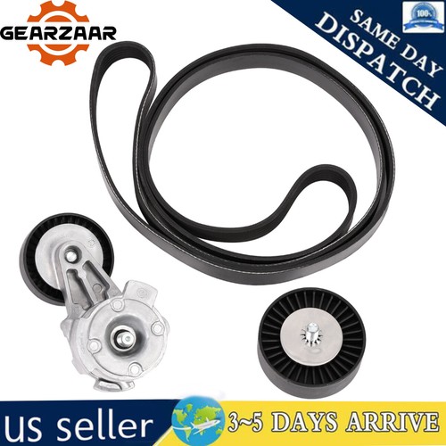Brand New Drive Belt Pulley Tensioner Kit w/ Bolt For BMW E90 E91 E92