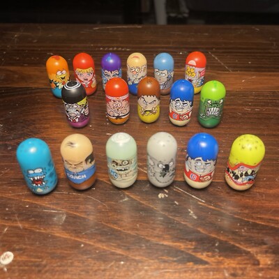 Moose Mighty Beanz Lot Of 17 Loose Duplicate