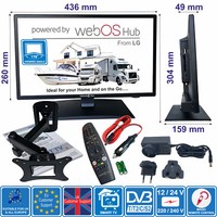 Unispectra® 19 Smart TV (LG webOS) Magic Remote 12V 240V Motorhome Truck Boat