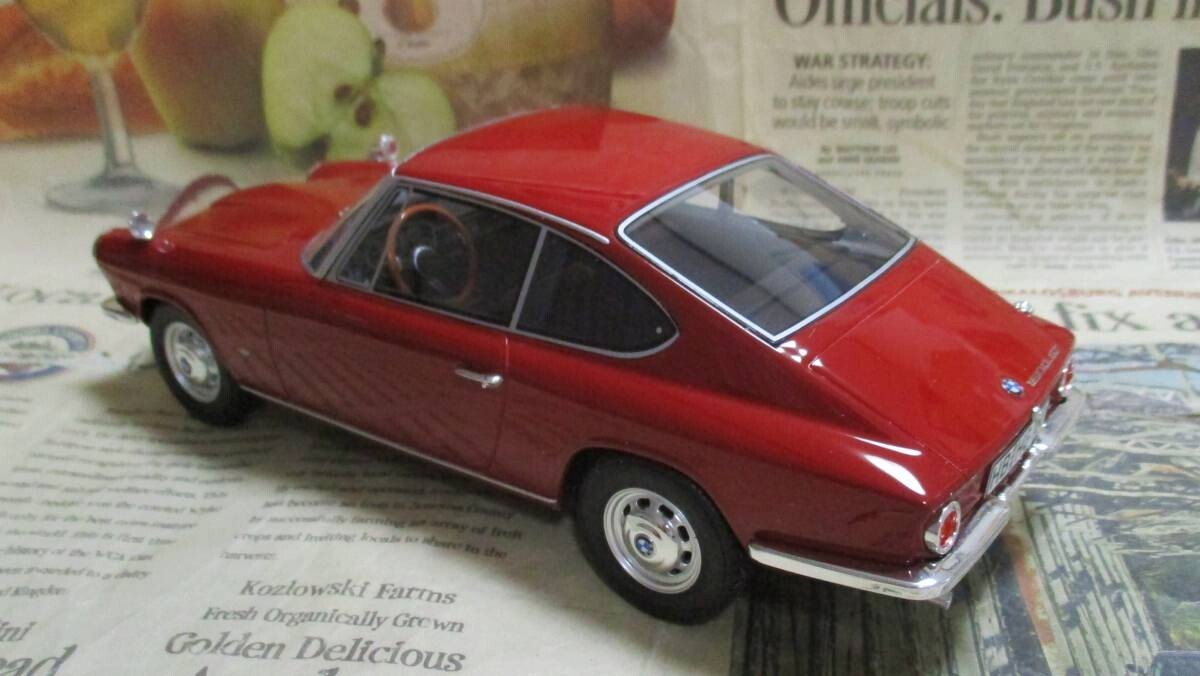 Bos 1/18 1968 Bmw 1600 Gt Kyosho Autoart Limited edition of Bos 1/18 1968 Bmw 1600 Gt Kyosho Autoart Limited edition of