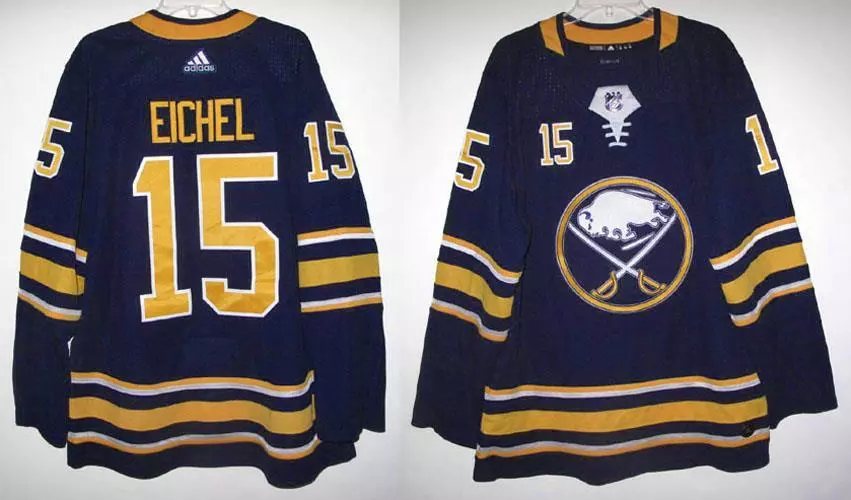 Jack Eichel Buffalo Sabres adidas Home Authentic Player Jersey - Navy