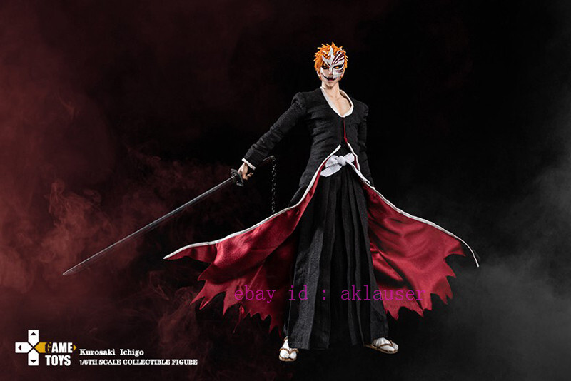 Gametoys Gt-001 1/6 Bleach Kurosaki Ichigo Action Figure Toy Gametoys Gt-001 1/6 Bleach Kurosaki Ichigo Action Figure Toy