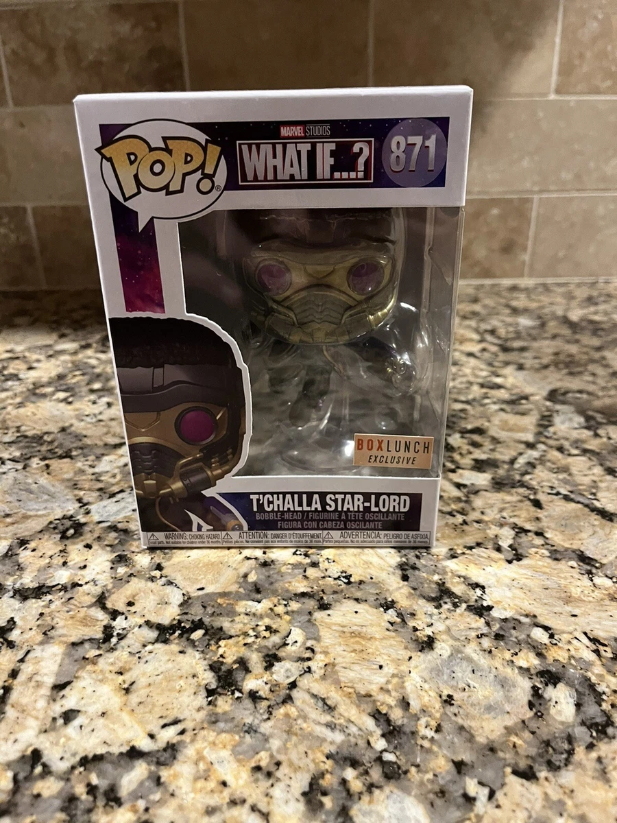 Funko Pop! Marvel: What If..? - T'Challa Star Lord Metallic - Box Lunc –  Box Of Pops