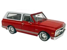 1970 GMC JIMMY RED "SLAMMED CUSTOM" 1/18 DIECAST MODEL CAR BY ACME A1807715