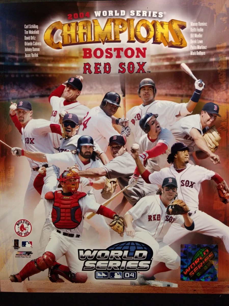 BOSTON RED SOX 2004 World Series Champions 8X10 COMPOSITE Photo | eBay