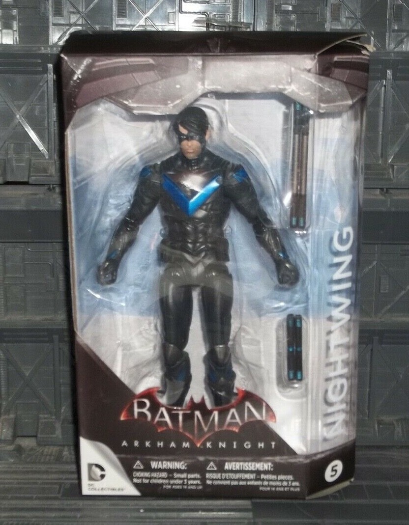 dc direct COLLECTIBLES ARKHAM KNIGHT SERIES NIGHTWING #5 FIGURE | eBay