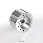 MÖWE Marine Steering Wheel Adapter Polished For Boats With Round Splined Shaft