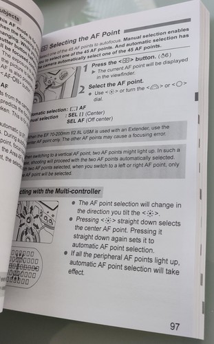 Canon EOS 1D Mark IV Instruction Manual Printed Size A5 Professionally Bound - Picture 23 of 24