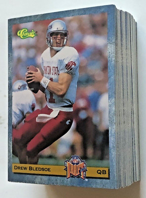1993 Classic NFL Draft Picks Rookie Cards COMPLETE SET 1-100 Bledsoe Bettis
