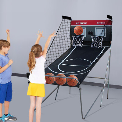 SportPlus Basketball Shoot Out Basketballspiel Basketballkorb Automat inkl B?lle