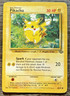 Pokémon Card- Pikachu 60/64 Jungle Red Cheeks 1999 Vintage - LP/MP