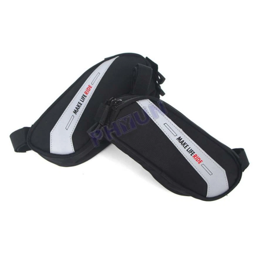 2x Bolsa de sillín de motocicleta Alforja Bolsa de herramientas para BMW Suzuki Kawasaki Yamaha Honda Foto 2 de 4