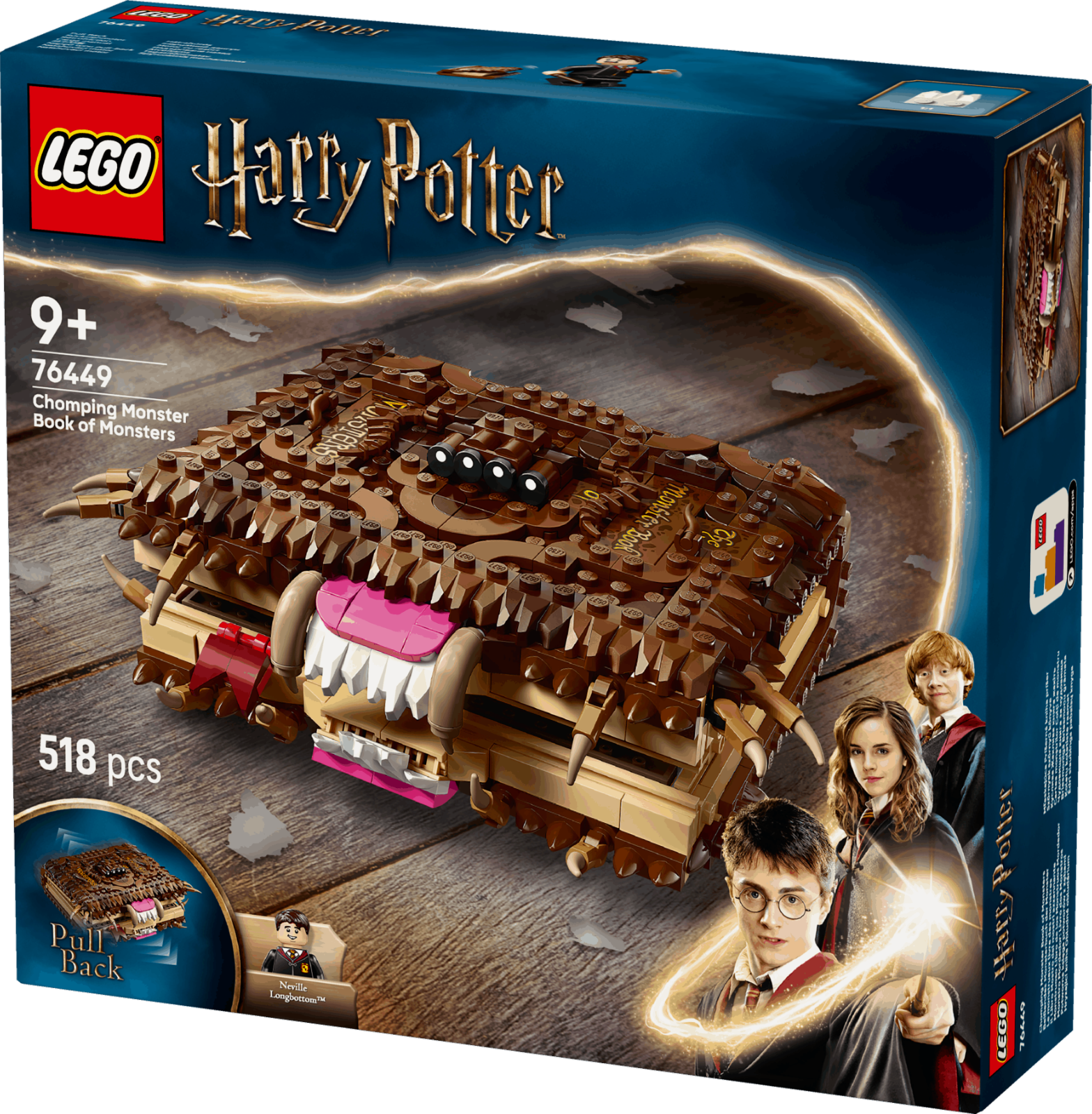 Lego Boys Lego® Harry Potter™ Chomping Monster Book Of Monsters Wizard Toy 76449 Multi - Image 3
