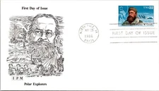 FDC 1986 SC #2223a T Palmer Cachet - North Pole, AK - Single - F71394