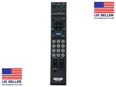 New Replace Remote RM-YD025 Fit for Sony TV KDL46S4100 KDL32XBR6 KDL42V4100