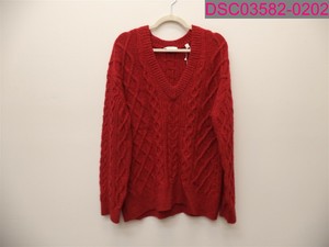 red womens cardigan