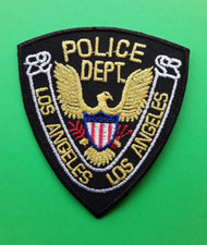 LOS ANGELES AMERICAN POLICE DEPARTMENT EMBROIDERED PATCH UK SELLER