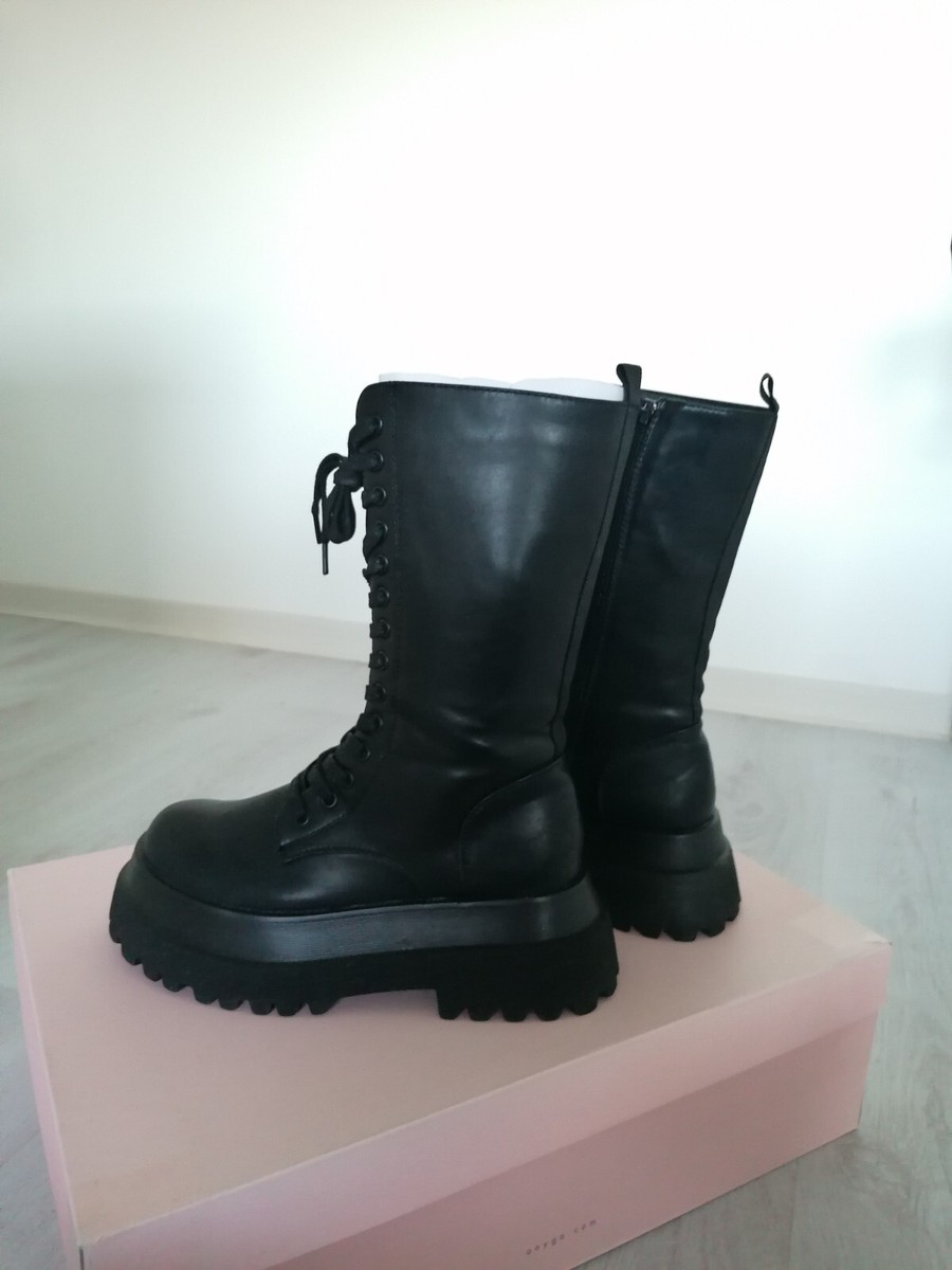 Damen Schwarz Schwarze Stiefeletten 39 Vegane Stiefel Von SORBAS