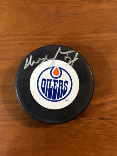 Wayne Gretzky Autographed Edmonton Oilers Hockey Puck THE GREAT ONE JSA COA - Picture 1 of 3