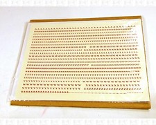Virnex HO Decals Red 3/32 Inches Railroad Roman Letter Set 2116 Alphabet