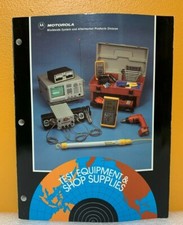 Motorola Test Equipment & Shop Supplies Catalog.