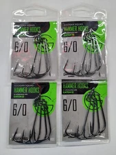 Googan Squad Hammer Hooks Lot 4 Packs