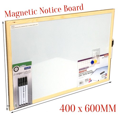 White Board Large Notice Boards Home School Office with free