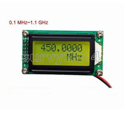 1MHz-1.1GHz 1Hz-50MHz Crystal Oscillator Tester Frequency Counter