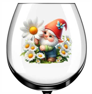 X12 Ostern Wichtel Gonk Glas Vinyl Aufkleber Sticker Farbe et164