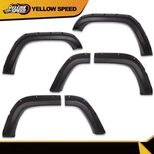 POCKET RIVET STYLE WHEEL FENDER FLARES FIT FOR 84-01 JEEP CHEROKEE XJ 4-DOOR