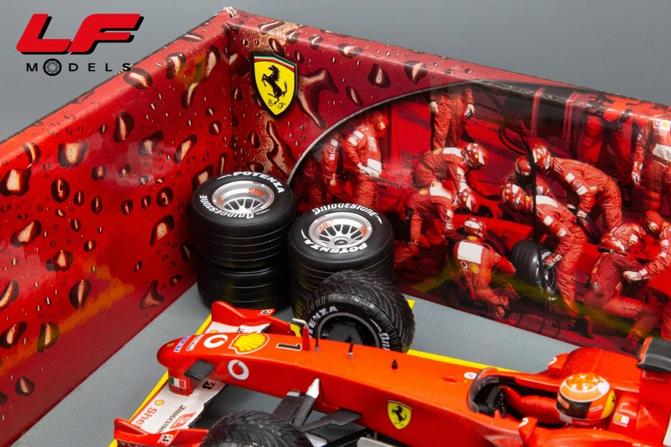 1:18 Ferrari F2003-GA 2003 World Champion Michael Schumacher - HotWheels - Immagine 4 di 4