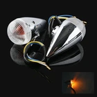 Clear Bullet Front Turn Signal Fit For YAMAHA XV1900 2006-2013 2012 2011 2000 09
