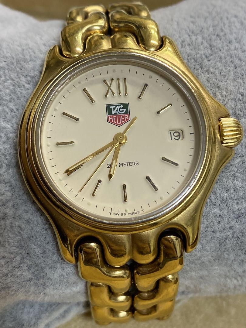 TAG Heuer 520589 gold link bracelet watch